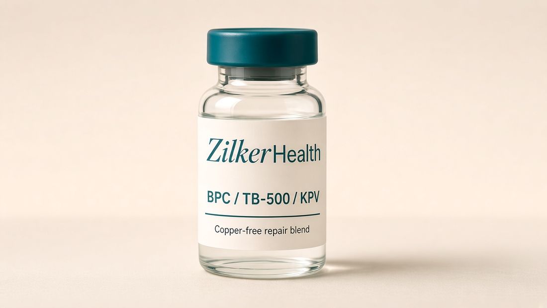 BPC / TB-500 / KPV vial from ZilkerHealth