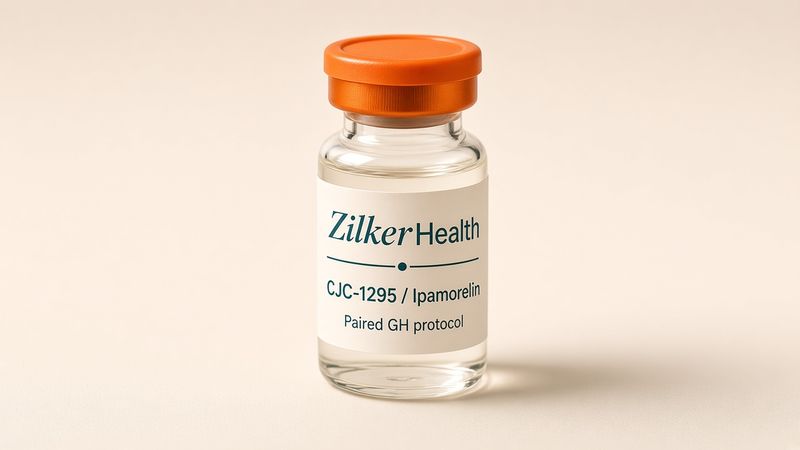 CJC-1295 / Ipamorelin vial, ZilkerHealth