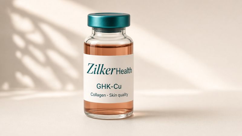 GHK-Cu vial, ZilkerHealth
