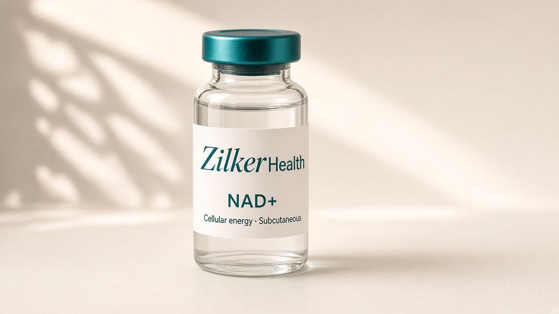 NAD+ vial from ZilkerHealth