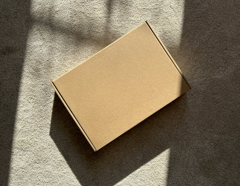 Discreet package delivered to a doorstep